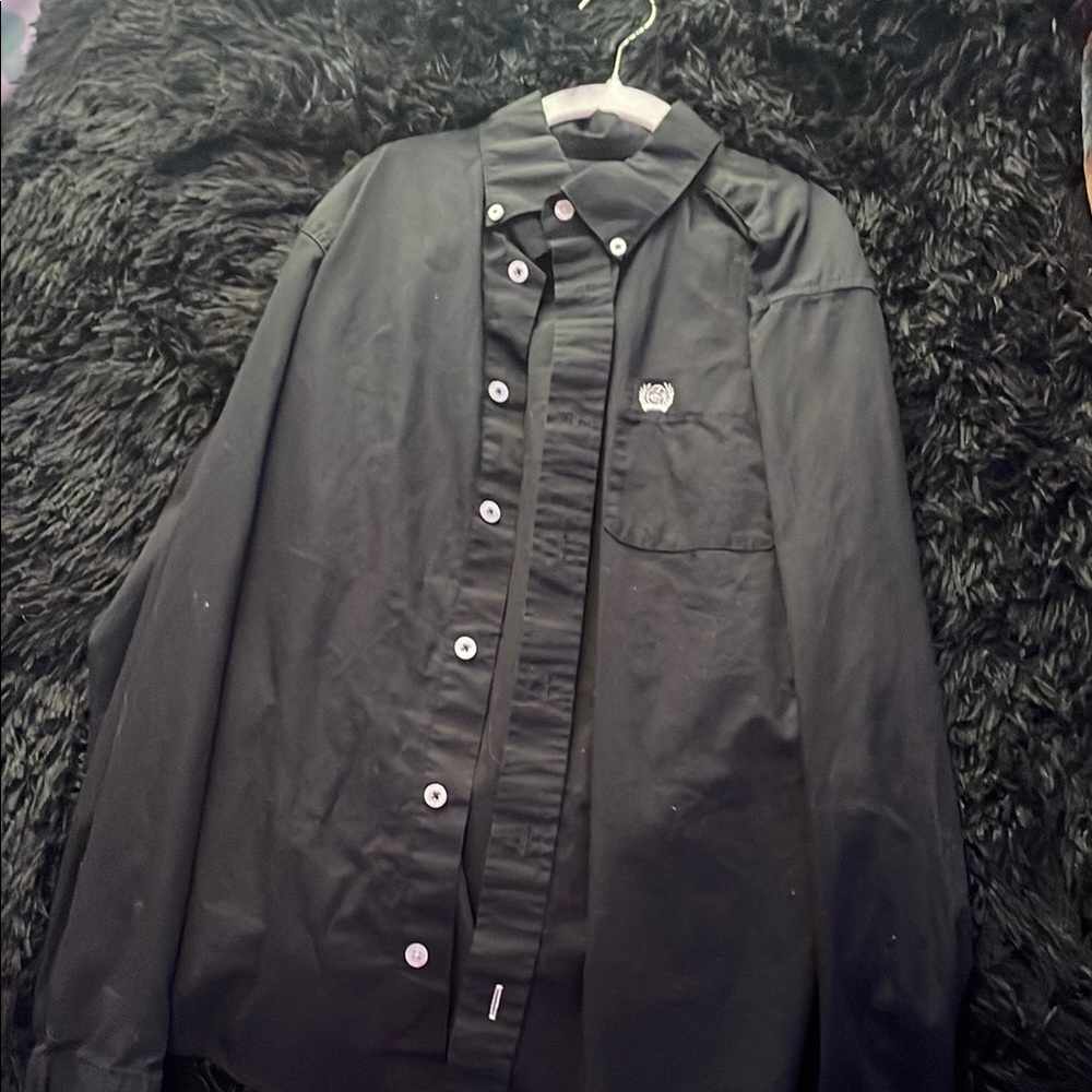 Men's Classic Black Shirt Jacket